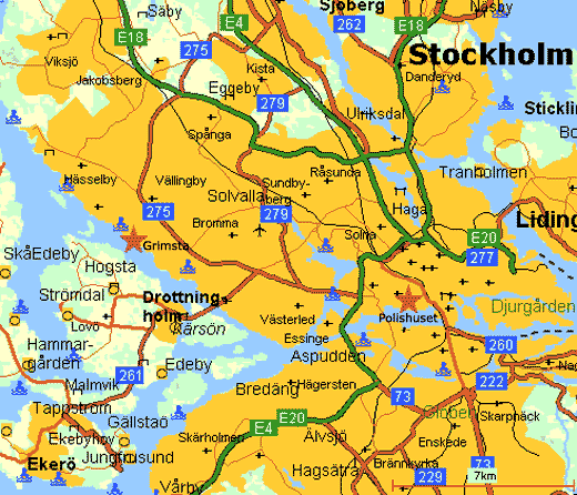 versiktskarta Stockholm